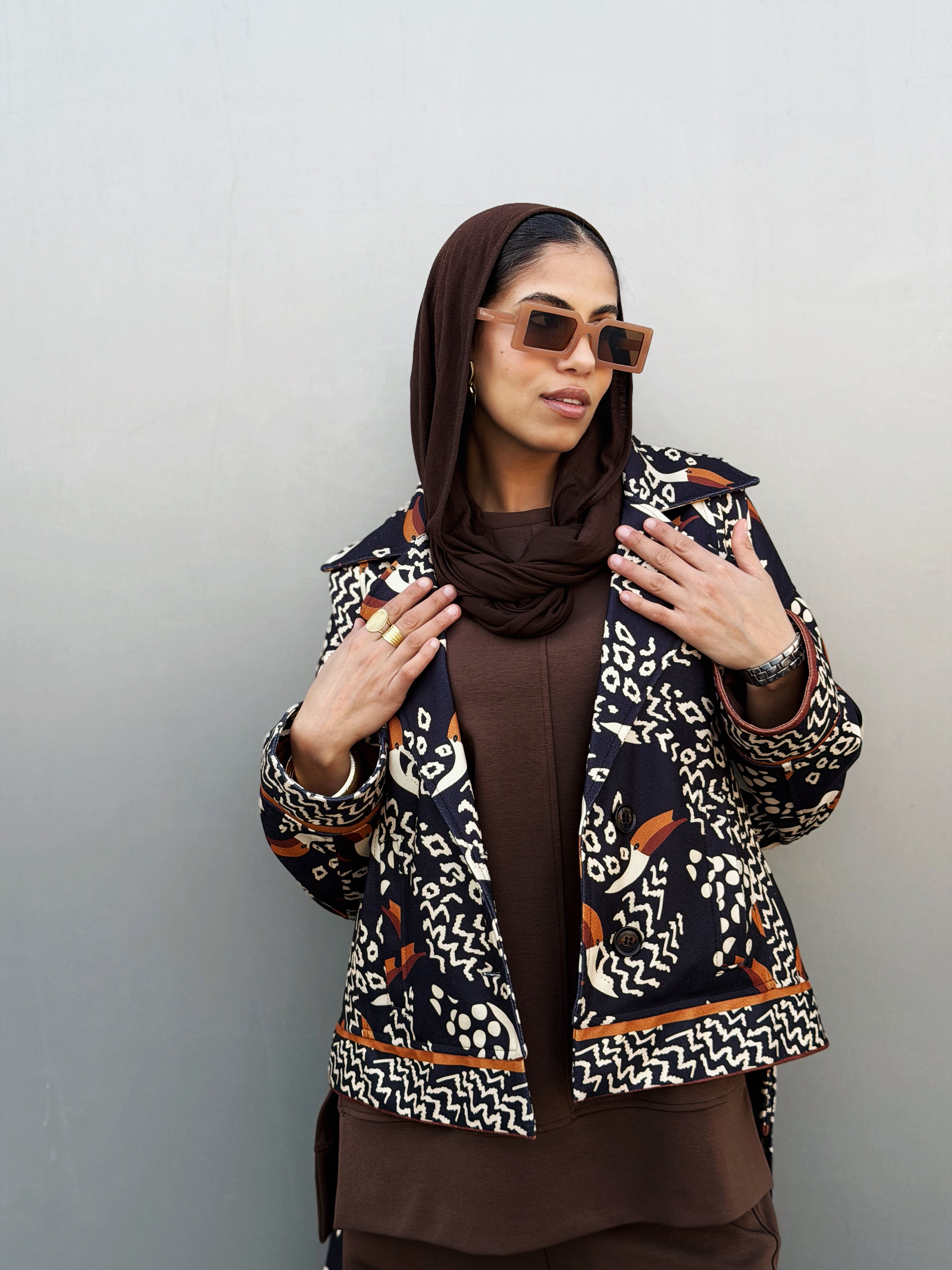 Tropical Black Jacket - AB ESSENTIALS