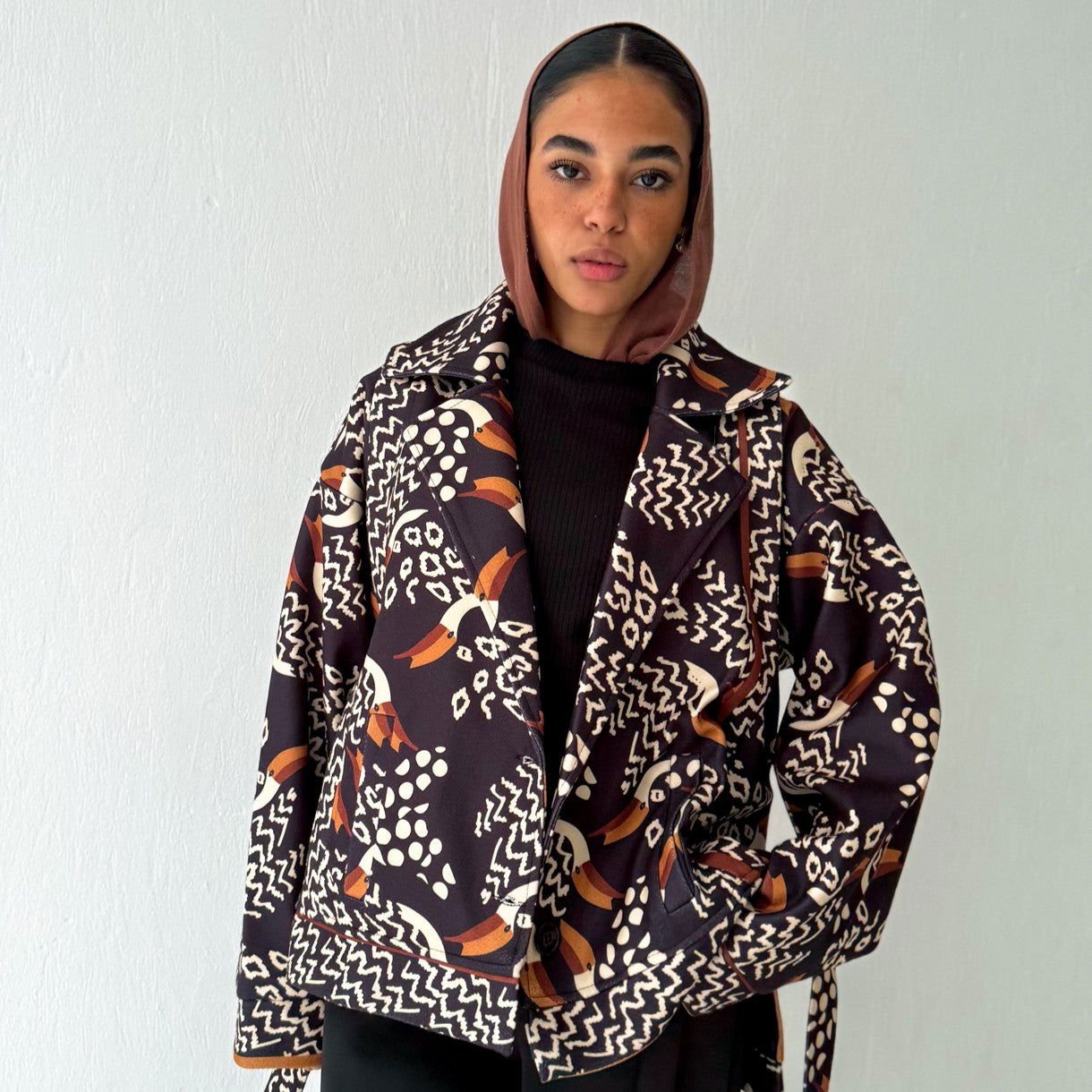 Tropical Black Jacket - AB ESSENTIALS