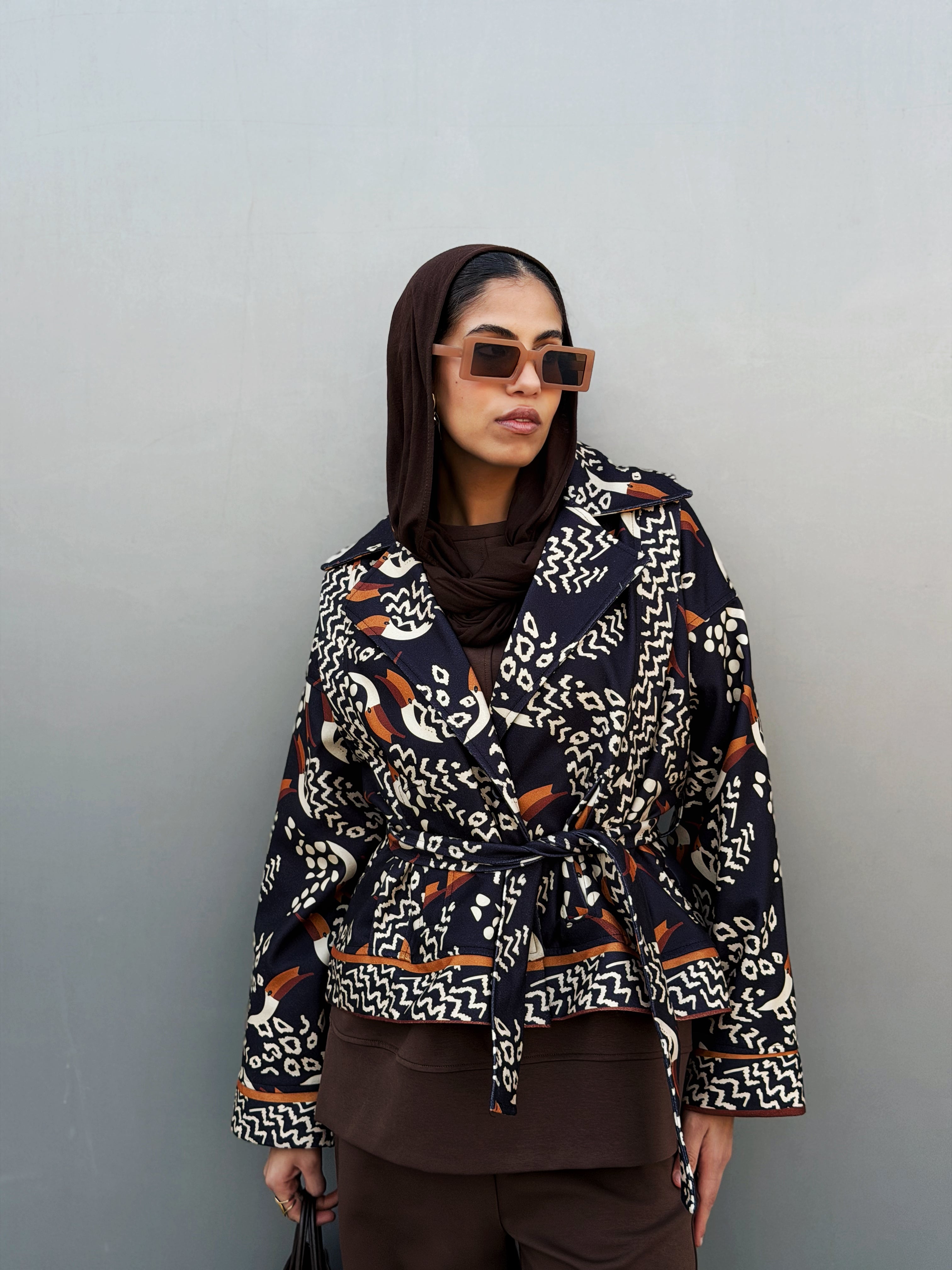 Tropical Black Jacket - AB ESSENTIALS