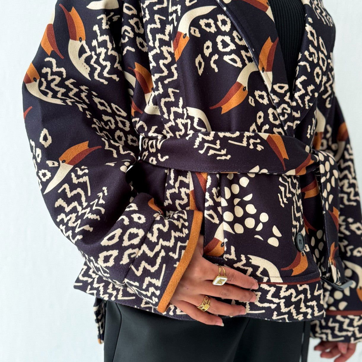 Tropical Black Jacket - AB ESSENTIALS