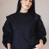 Unlike Top Black - AB ESSENTIALS