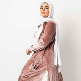 Velvet Pockets Shirt Rose - AB ESSENTIALS