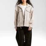 Warm Wool Jacket Beige - AB ESSENTIALS