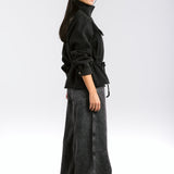 Warm Wool Jacket Black - AB ESSENTIALS