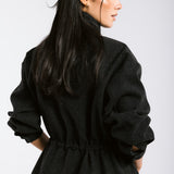 Warm Wool Jacket Black - AB ESSENTIALS