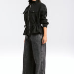 Warm Wool Jacket Black - AB ESSENTIALS
