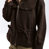 Warm Wool Jacket Brown - AB ESSENTIALS