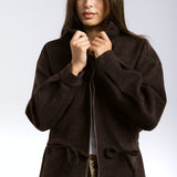 Warm Wool Jacket Brown - AB ESSENTIALS