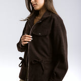 Warm Wool Jacket Brown - AB ESSENTIALS