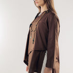 Wave Blouse Brown - AB ESSENTIALS