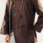 Wave Blouse Brown - AB ESSENTIALS