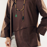 Wave Blouse Brown - AB ESSENTIALS