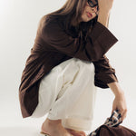Wave Blouse Brown - AB ESSENTIALS
