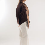 Wave Blouse Brown - AB ESSENTIALS