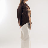 Wave Blouse Brown - AB ESSENTIALS