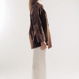 Wave Blouse Brown - AB ESSENTIALS