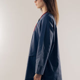 Wave Blouse Navy - AB ESSENTIALS