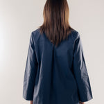 Wave Blouse Navy - AB ESSENTIALS
