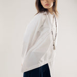 Wave Blouse White - AB ESSENTIALS