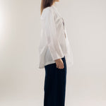 Wave Blouse White - AB ESSENTIALS