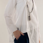 Wave Blouse White - AB ESSENTIALS