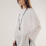 Wave Blouse White - AB ESSENTIALS