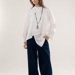 Wave Blouse White - AB ESSENTIALS