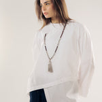 Wave Blouse White - AB ESSENTIALS