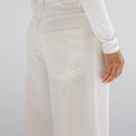 White Denim Pants - AB ESSENTIALS