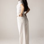 White Denim Pants - AB ESSENTIALS