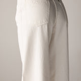 White Denim Pants - AB ESSENTIALS
