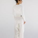 White Denim Pants - AB ESSENTIALS