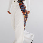 White Denim Pants - AB ESSENTIALS