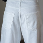 White Denim Pants - AB ESSENTIALS