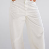 White Denim Pants - AB ESSENTIALS