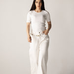 White Denim Pants - AB ESSENTIALS