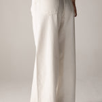 White Denim Pants - AB ESSENTIALS