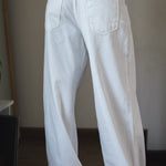 White Denim Pants - AB ESSENTIALS
