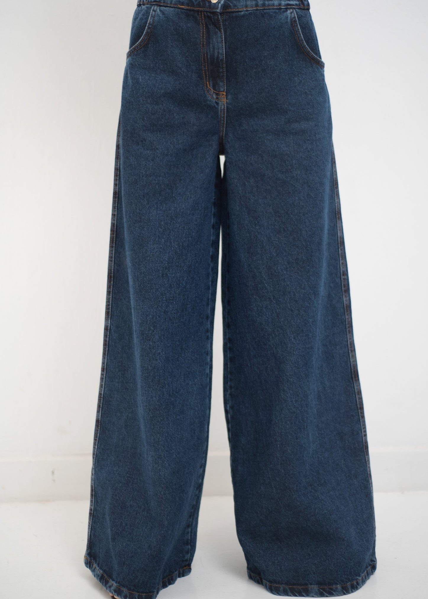 Wide Legs Jeans Pants - AB ESSENTIALS