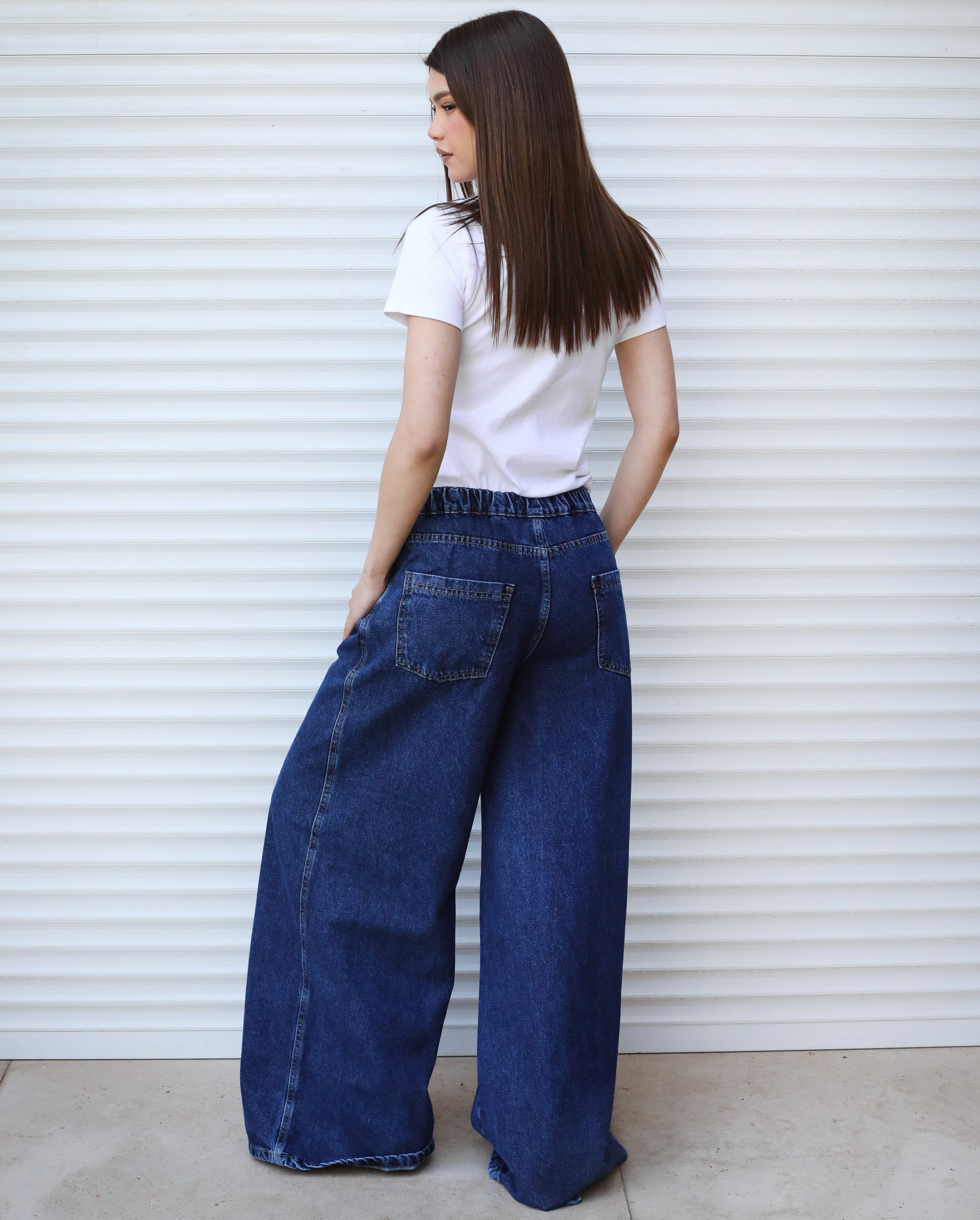 Wide Legs Jeans Pants - AB ESSENTIALS