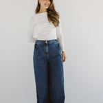 Wide Legs Jeans Pants - AB ESSENTIALS