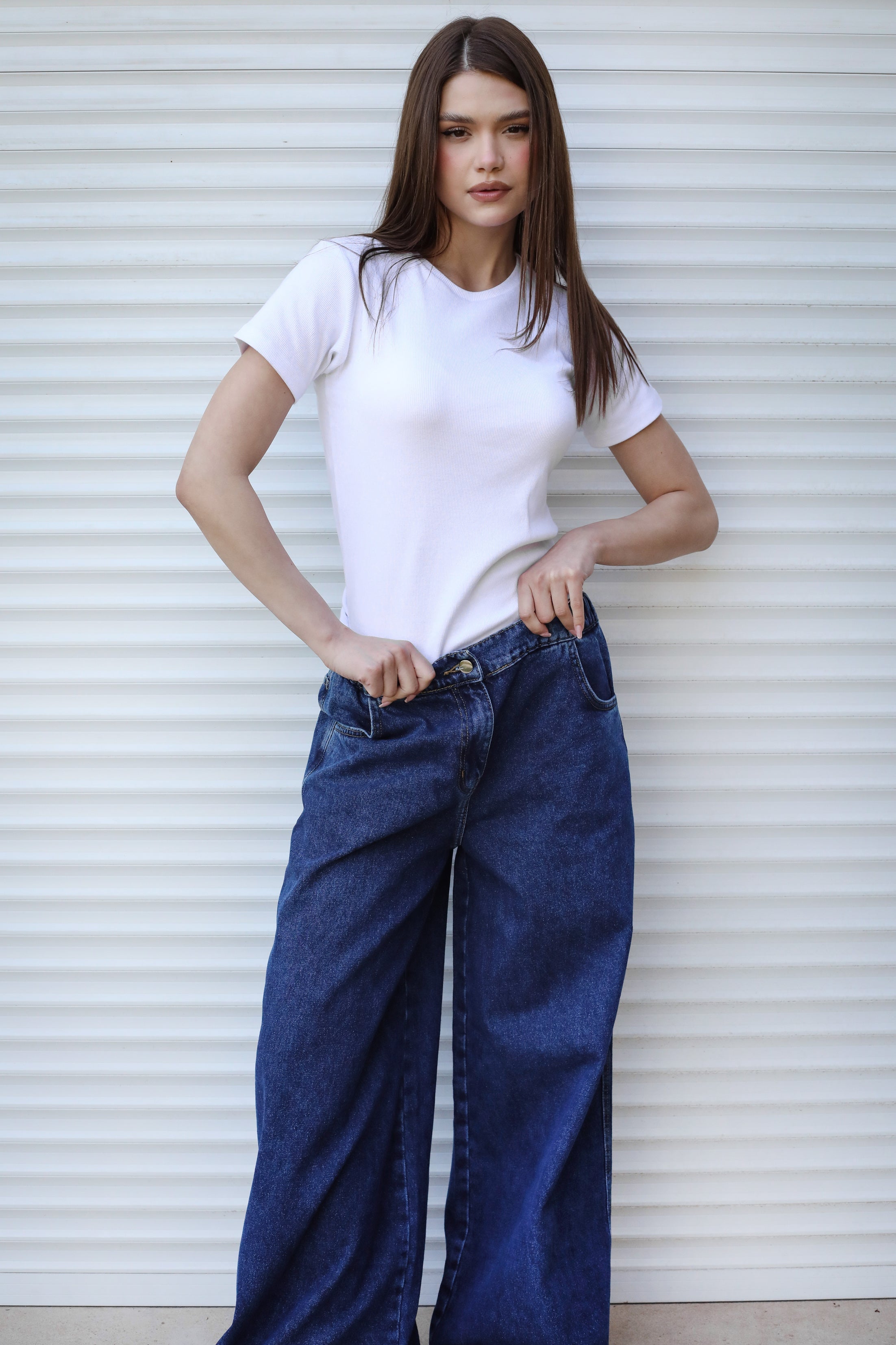 Wide Legs Jeans Pants - AB ESSENTIALS