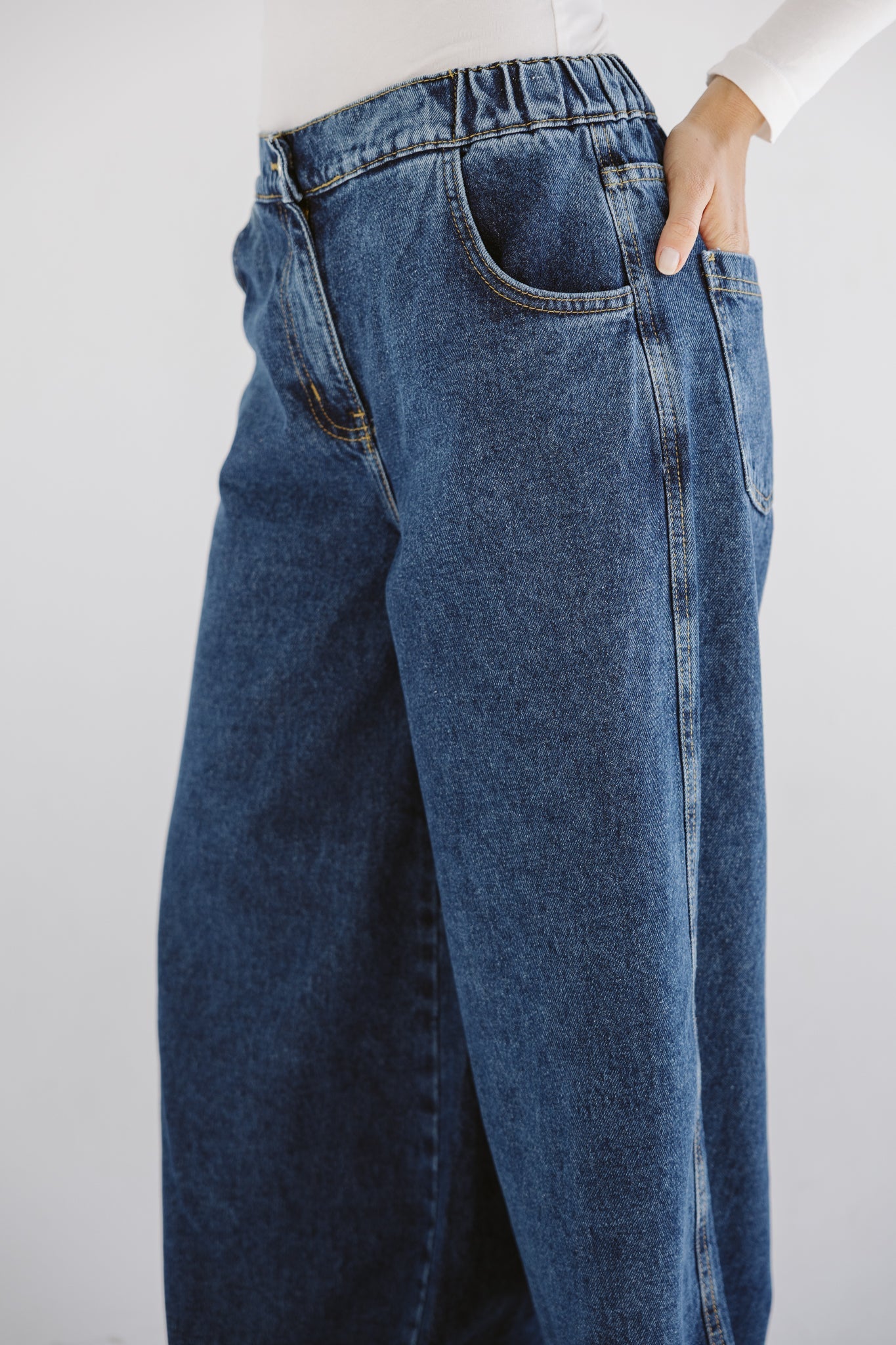 Wide Legs Jeans Pants - AB ESSENTIALS