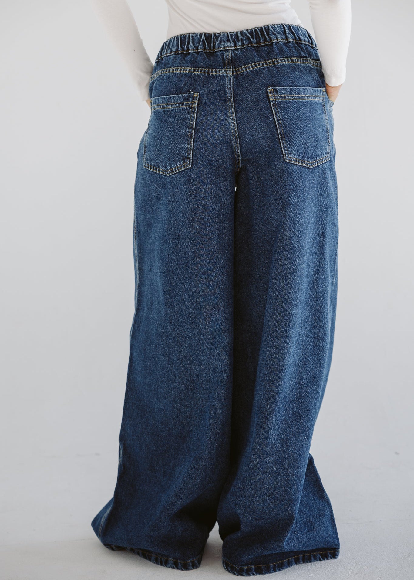 Wide Legs Jeans Pants - AB ESSENTIALS