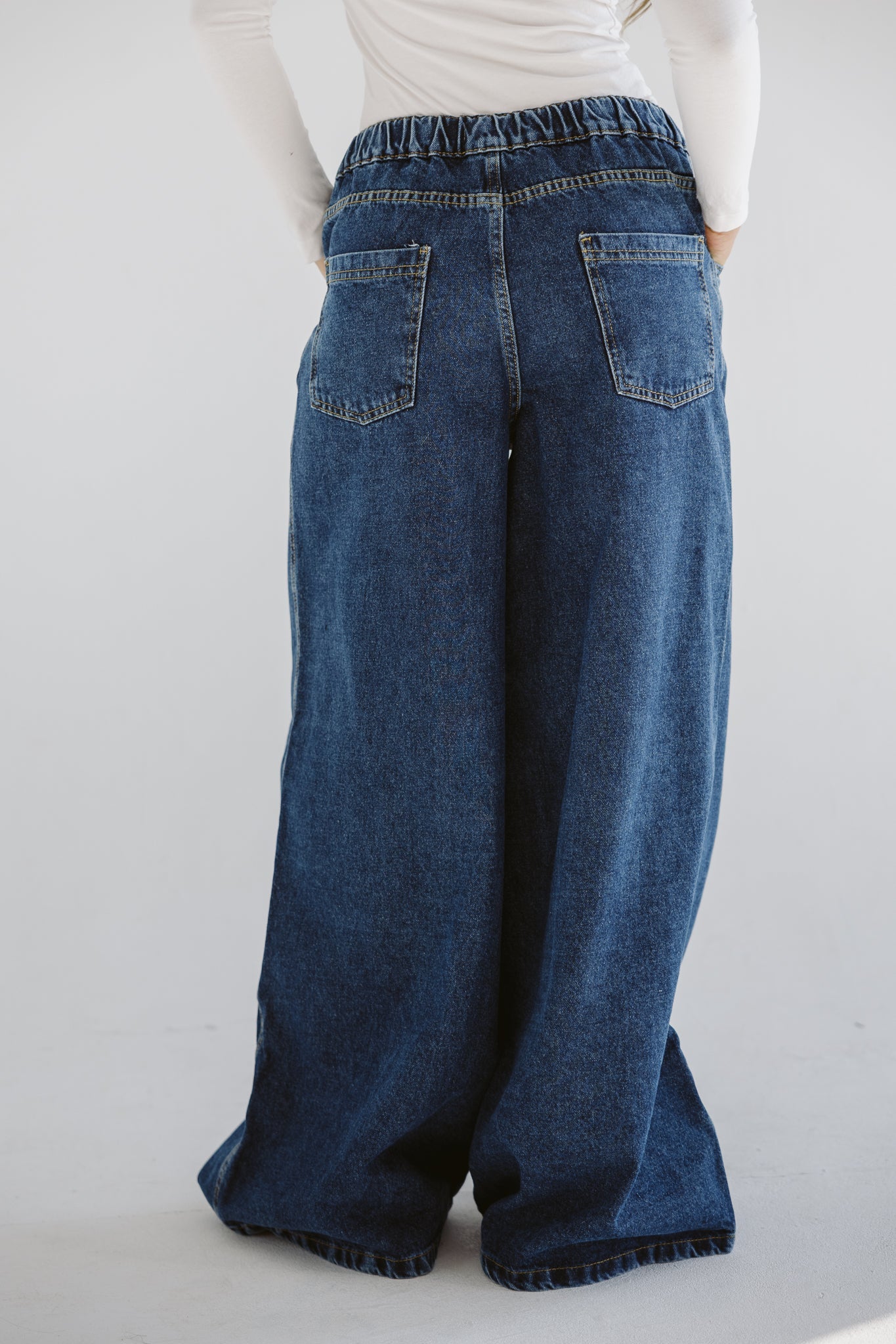 Wide Legs Jeans Pants - AB ESSENTIALS