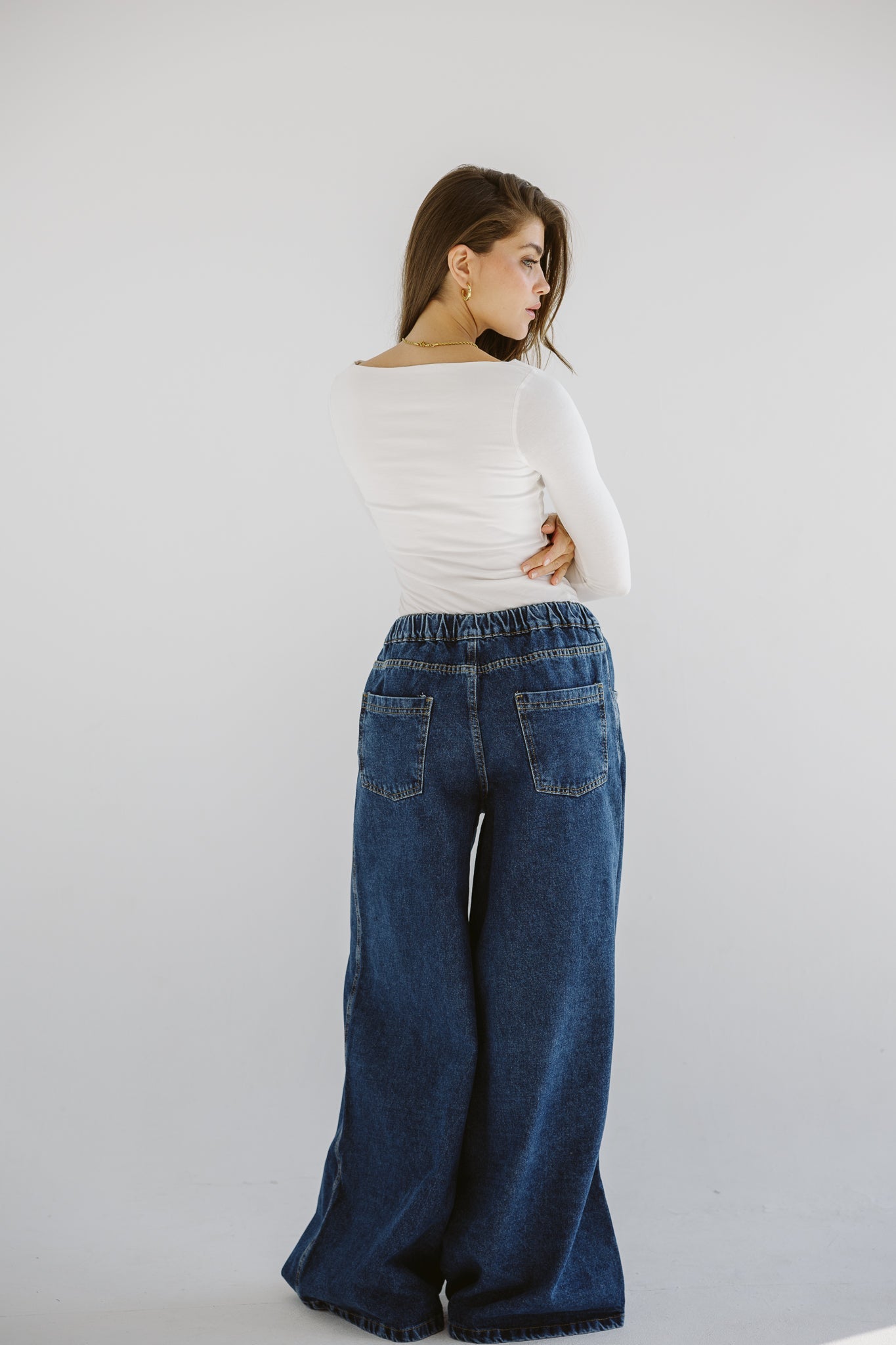 Wide Legs Jeans Pants - AB ESSENTIALS