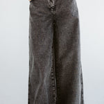 Wide Legs Jeans Pants Black - AB ESSENTIALS