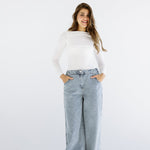 Wide Legs Jeans Pants ICE - AB ESSENTIALS