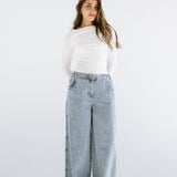 Wide Legs Jeans Pants ICE - AB ESSENTIALS