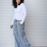 Wide Legs Jeans Pants ICE - AB ESSENTIALS
